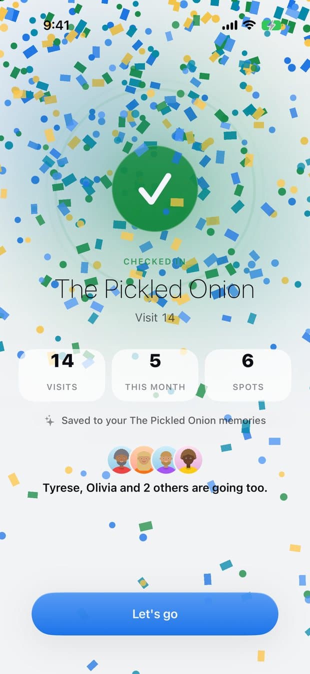 A Sway check-in at The Pickled Onion: visit 14, with friends going too.